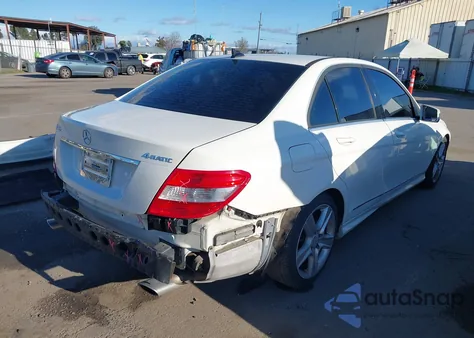 2010 Mercedes-Benz C 300 Sport 4Matic from USA, damaged, VIN WDDGF8BB8AF438702